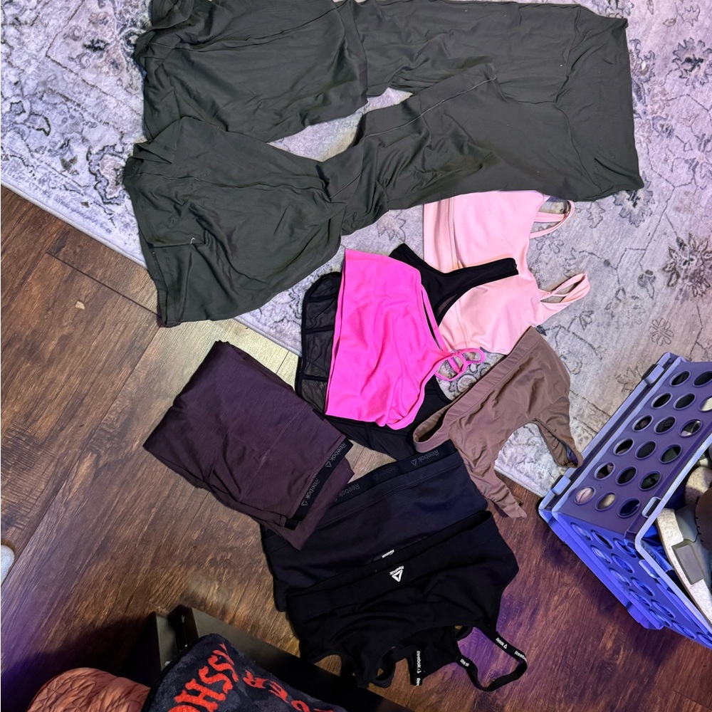 Assorted Activewear Tops and Bottoms